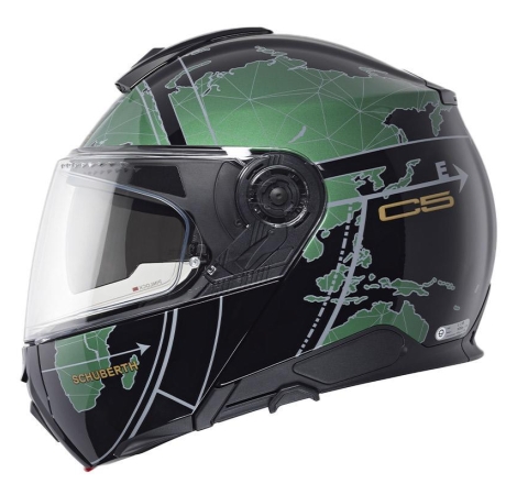Casco Modulare Schuberth C5 Globe Verde