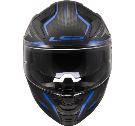 Casco Integrale LS2 FF811 Vector II Alizer Mero Blu Opaco