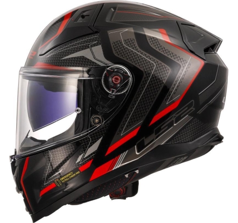 Casco Integrale LS2 FF811 Vector II Alize Rosso
