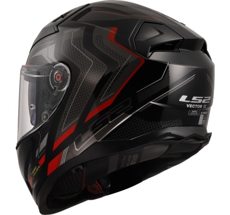 Casco Integrale LS2 FF811 Vector II Alize Rosso