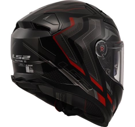 Casco Integrale LS2 FF811 Vector II Alize Rosso
