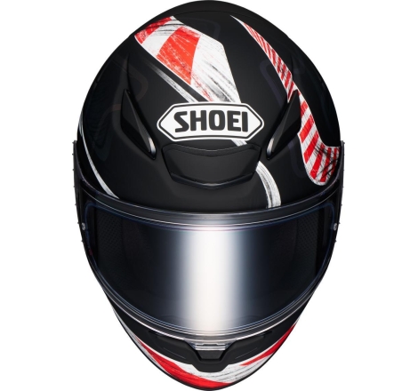Casco Integrale Shoei NXR2 Knee Down Nero Rosso Opaco