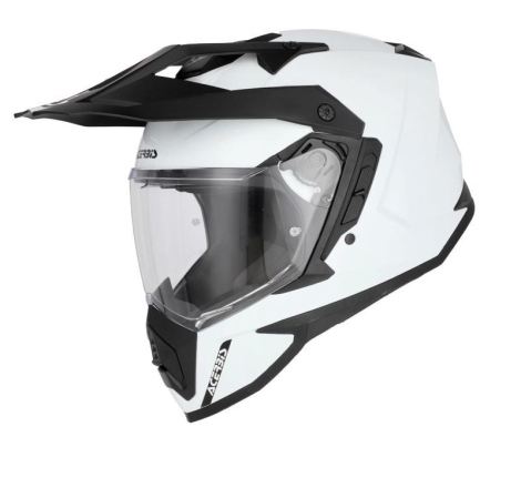 Casco Enduro Stradale Acerbis Assaul Bianco