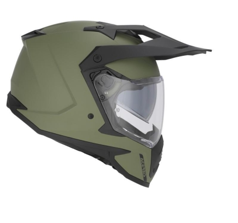 Casco Enduro Stradale Acerbis Assaul Verde Militiare