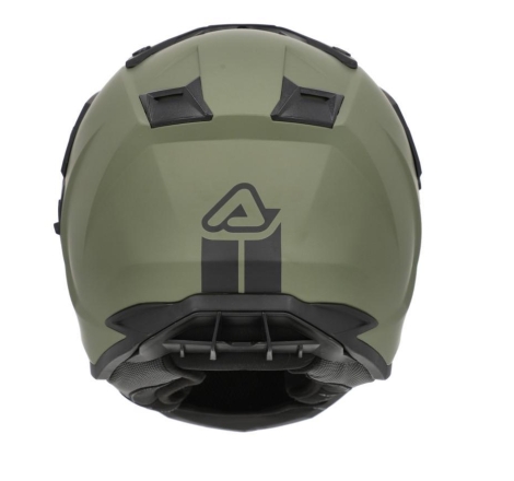 Casco Enduro Stradale Acerbis Assaul Verde Militiare