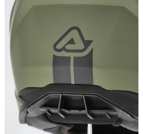 Casco Enduro Stradale Acerbis Assaul Verde Militiare