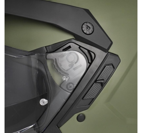 Casco Enduro Stradale Acerbis Assaul Verde Militiare