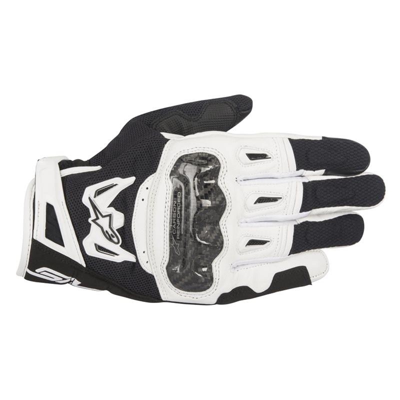 Guanti Moto Pelle Alpinestars SMX 2 V2 Nero Bianco