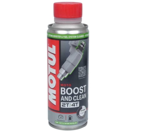 Pulizia Impianto di Alimentazione Motul Boost and clean 2t e 4t