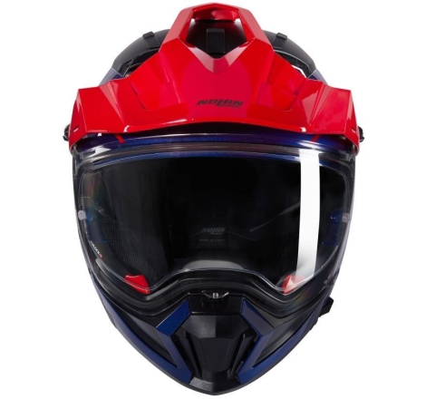Casco Crossover Nolan N70-2 X 06 Convinto 344 B lu Rosso Bianco