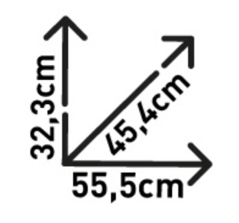 Bauletto Kappa K'VOYAGER in alluminio verniciato nero, 58 lt.