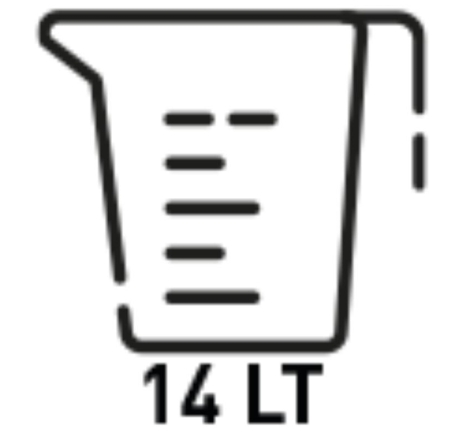 Borse Morbide Laterali Kappa AH202BK 16 Lt a 25 Lt Colore Nero per Moto