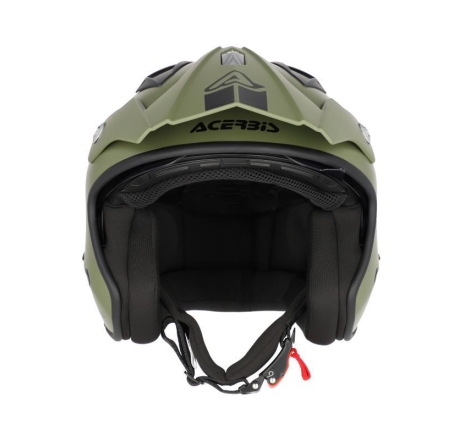 Casco Jet Acerbis Aria 22-06 Verde Militare Opaco