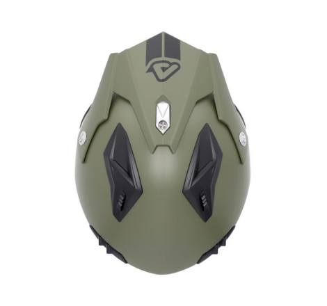 Casco Jet Acerbis Aria 22-06 Verde Militare Opaco