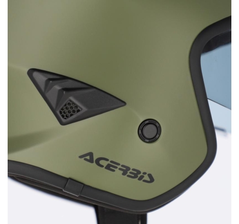 Casco Jet Acerbis Aria 22-06 Verde Militare Opaco