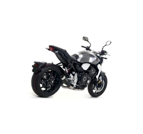 Terminale Di Scarico Arrow Pro-Race Alluminio Dark Omologato C/Raccordo Saldato - Honda Cb 1000 R '18/24