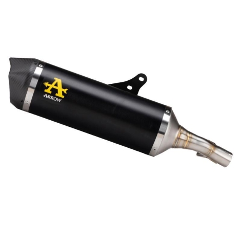 Marmitta Omologata Race Tech Alluminio   Dark Honda X-Adv 750 '17/21 Con Fond.    Carby Ric.Originale + Ric.Arrow