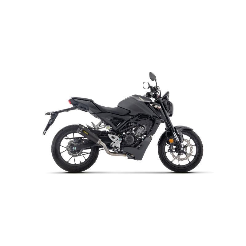 Kit Omologato Collettore + Silenziatore X-Kone Nichrom Dark C/Fond. Carby - Honda Cb 125R E5+ 2024