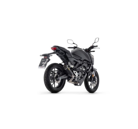 Kit Omologato Collettore + Silenziatore X-Kone Nichrom Dark C/Fond. Carby - Honda Cb 125R E5+ 2024