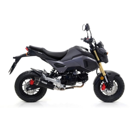 Terminale Scarico Arrow X-Kone Nichrom Dark C/Fond. Carby Omologato - Honda Msx 125 '16