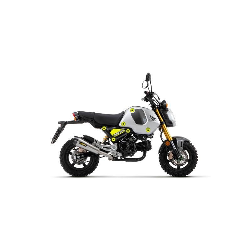 Terminale Scarico Arrow Omologato X-Kone Nichrom C/Fond. Carby - Honda Msx 125 '21/22