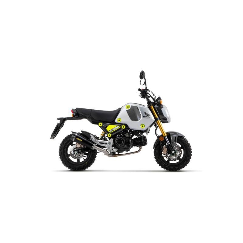 Terminale Scarico Arrow X-Kone Nichrom Dark C/Fond. Carby - Honda Msx 125 '21/22