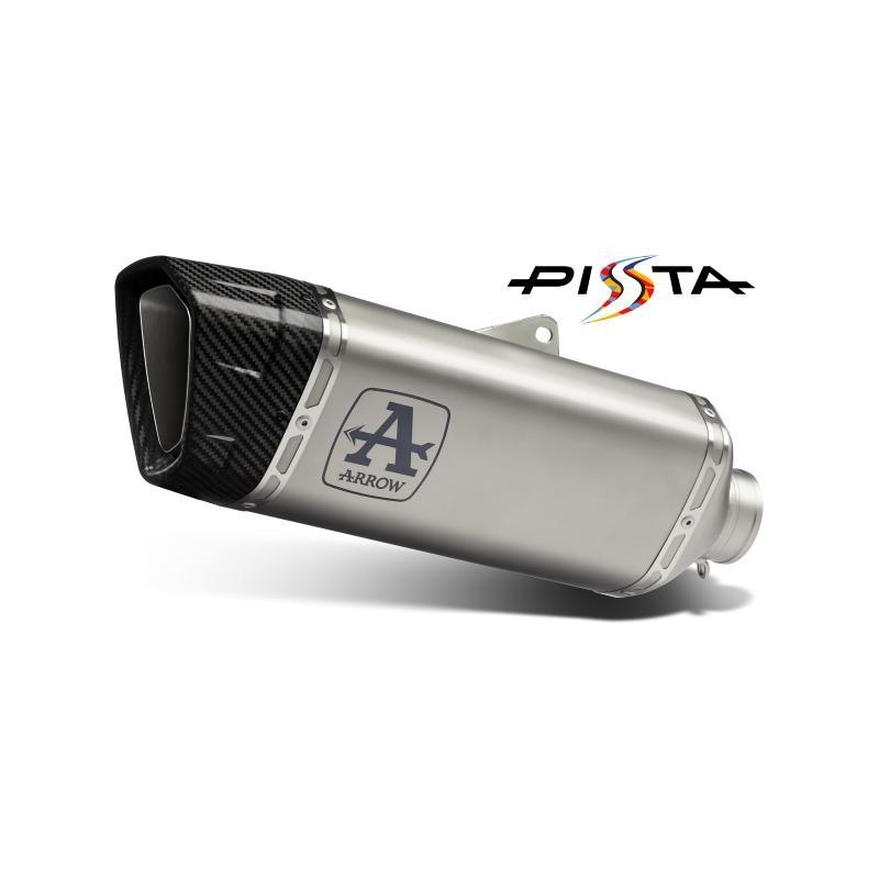 Terminale Di Scarico Arrow Pista Titanio C/Fond. Carby E  Raccordo Saldato - Honda Cbr 1000 Rr-R '20/23