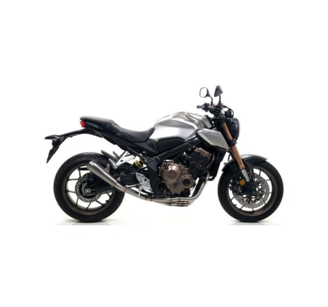 Terminale Di Scarico Arrow Pro-Race Titanio C/Fond. Titanio - Honda Cb/Cbr 650R '19/23