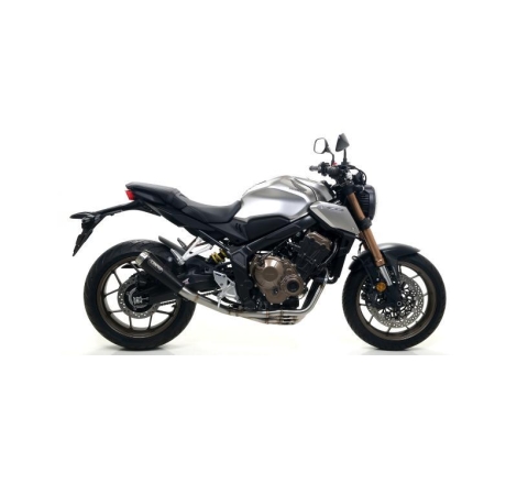 Terminale Di Scarico Arrow Pro-Race Nichrom Dark C/Fond. Inox - Honda Cb/Cbr 650R '19/23