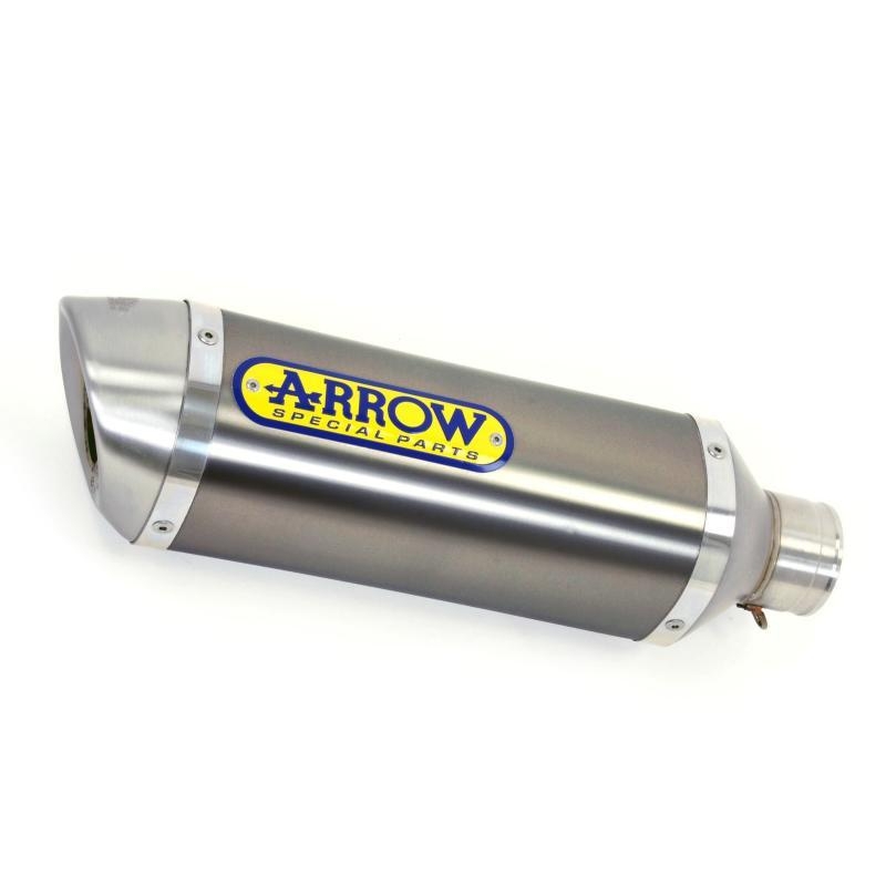Terminale Di Scarico Arrow Thunder C/Fond. Inox Omologato - Honda Cb 600 F Hornet '07-13 / Cbr 600 F '11/13