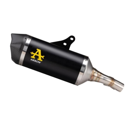 Marmitta Omologata Race Tech Alluminio Dark Honda X-Adv 750 '17/21 Con Fond. Carby Ric.Originale + Ric.Arrow