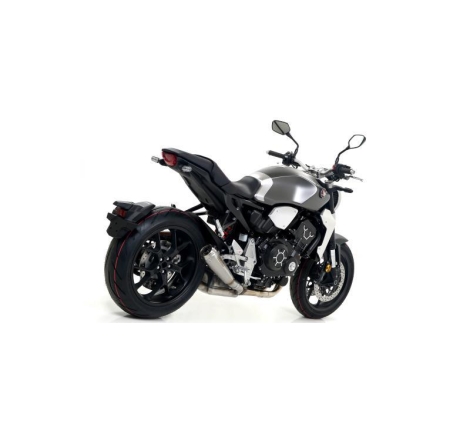 Terminale Di Scarico Arrow Pro-Race Alluminio Omologato C/Raccordo Saldato - Honda Cb 1000 R '18/24