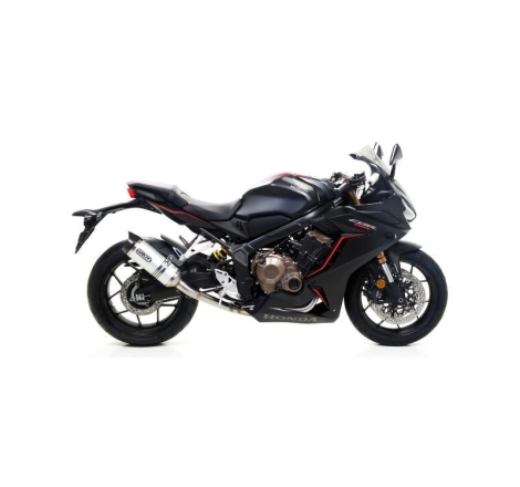 Terminale Di Scarico Arrow Thunder Alluminio C/Fond. Carby Omologato - Honda Cb/Cbr 650R '19/23