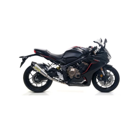 Terminale Di Scarico Arrow X-Kone Nichrom C/Fond. Carby - Honda Cb/Cbr 650R '19/23