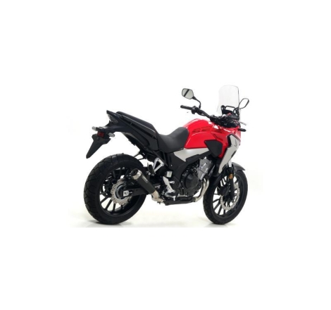 Terminale Scarico Arrow Pro-Race Nichrom Dark C/Raccordo Saldato Omologato - Honda Cb 500X '19