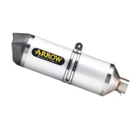 Terminale Di Scarico Arrow Race-Tech Alluminio C/Fond. Carby Per Raccordo Arrow - Honda Cb/Cbr 500 F/R '19/20