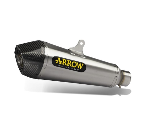 Terminale Di Scarico Arrow X-Kone Nichrom C/Fondello Carby Per Raccordo Arrow 71463Mi - Honda Nc 750X '21/22