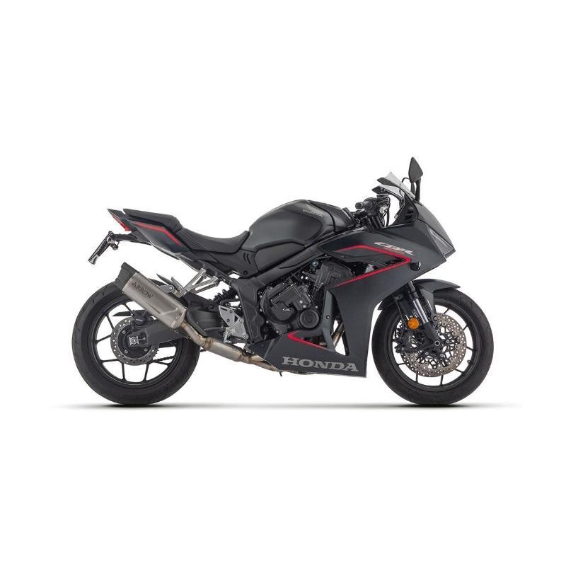 Kit Completo Arrow - Collettori Inox + Silenziatore Indy-Race Evo Titanio Omologato - Honda Cb/Cbr 650 F/R E5+ '24/25