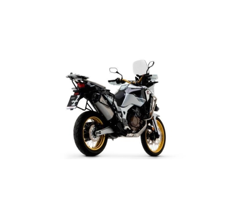 Terminale Di Scarico Arrow Sonora Titanio C/Fond. Carby Omologato - Honda Africa Twin 1000 '16/19