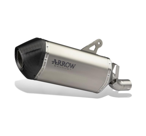 Terminale Di Scarico Arrow Sonora Titanio C/Fond. Carby Omologato - Honda Crf 1100L  Africa Twin / Adventure Sports 1100 '20/25