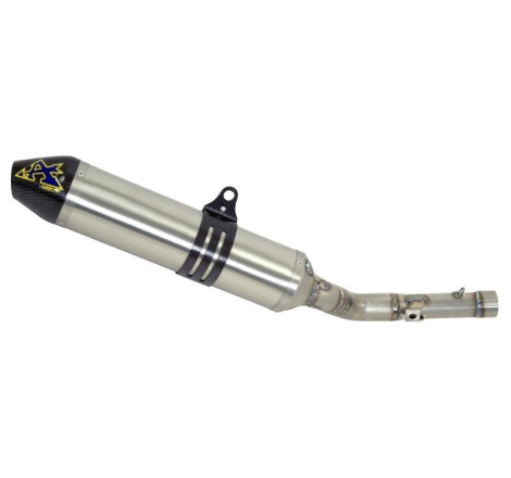 Terminale Scarico Arrow Thunder Titanio C/Fond. Carby Omologato Per Raccordi Arrow 72133Kz E 72178Pz - Honda Crf 250 Rally '17
