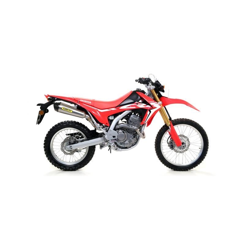 Terminale Arrow X-Kone Nichrom C/Fond.Carby Omologata Per Raccordi 72135Pd/Kz E 72177Pz/Pd - Honda Crf 250 Rally '17