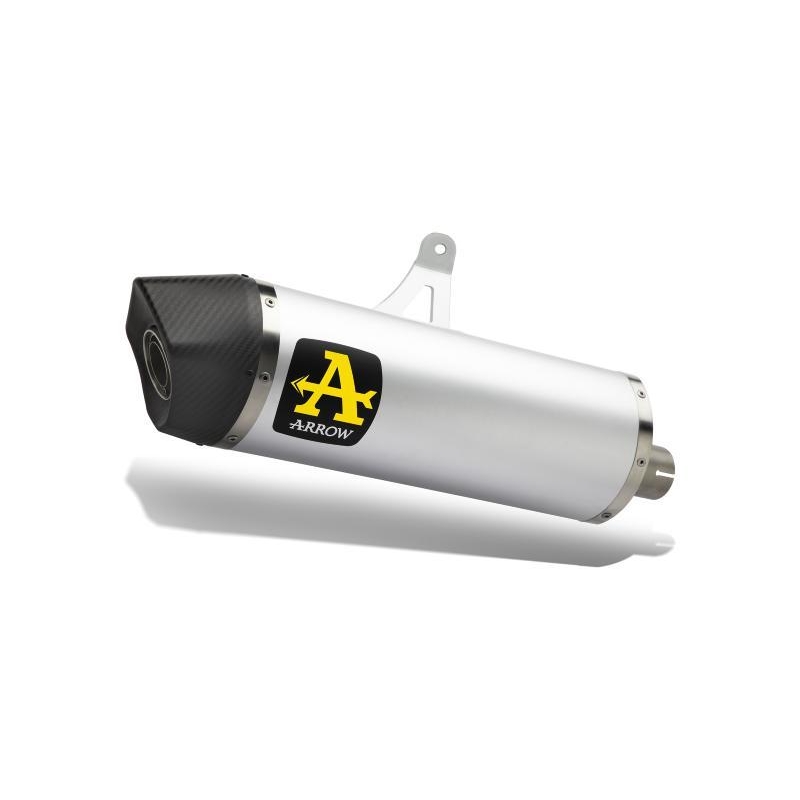 Terminale Di Scarico Arrow Maxi Race-Tech Alluminio C/Fond. Carby Omologato - Honda Crf 1100L  Africa Twin / Adventure Sports 11
