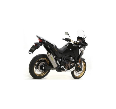 Terminale Di Scarico Arrow Maxi Race-Tech Titanio C/Fond. Inox Omologato - Honda Crf 1100L  Africa Twin / Adventure Sports 1100 
