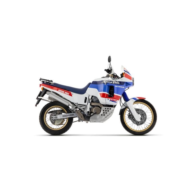 Terminale Di Scarico Arrow Paris-Dakar Replica Inox Per Collettori Originali - Honda Africa Twin Xrv 650 '88/89