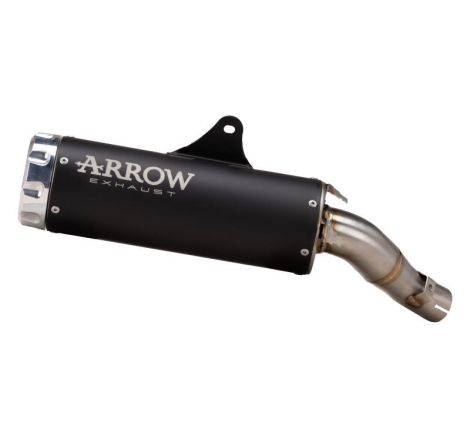 Terminale Di Scarico Arrow Rebel Nichrom Dark C/Fond. Alluminio - Honda Cmx500 Rebel '17/20