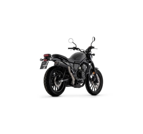 Marmitta Omologata Rebel Nichrom Dark Honda Cl 500 '23 Con Fond.Carby Ric.Orig.+Ric.Arrow