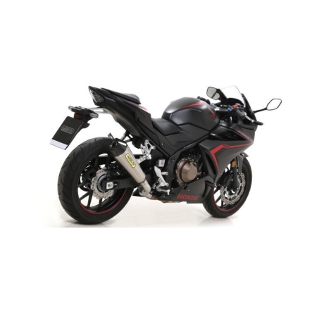 Terminale Di Scarico Arrow X-Kone Nichrom C/Fond. Carby Omologato - Honda Cb/Cbr 500 F/R '19/20