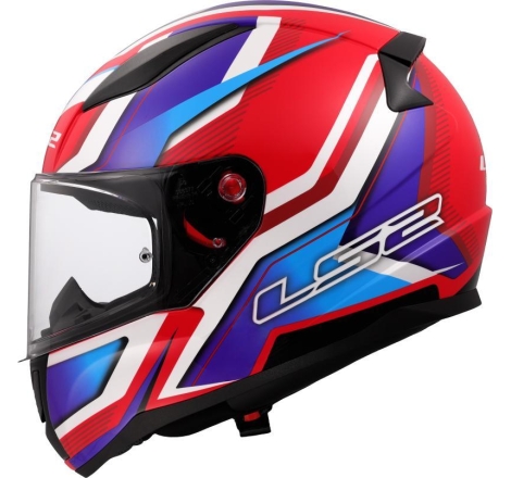 Casco Integrale LS2 FF353  Rapid II Flitz Bianco Blu Rosso 06