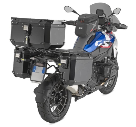 Valigia moto Laterale Sinistra Givi OBKEV37BL Trekker Outback Evo Smart 37 Lt Black Line